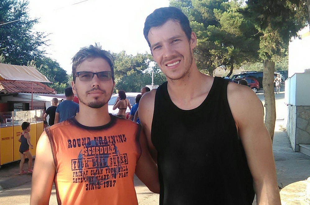 Toni Pirija i Goran Dragić