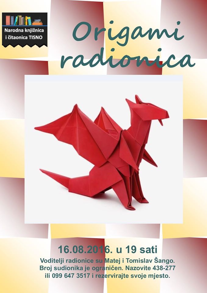 Plakat - origami