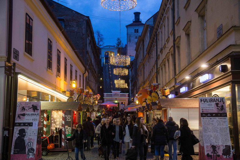 Tomićeva ulica za lanjskog adventa (Foto: Advent u Zagrebu)