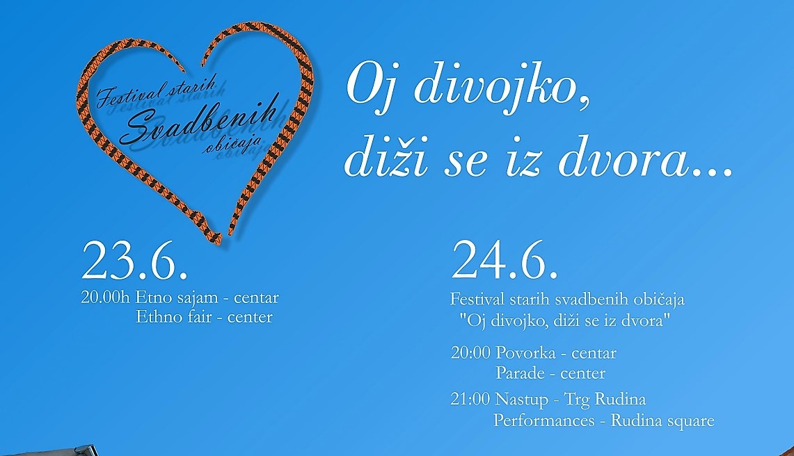 Featured image for ““Oj divojko, diži se iz dvora” – počinje Festival starih svadbenih običaja”