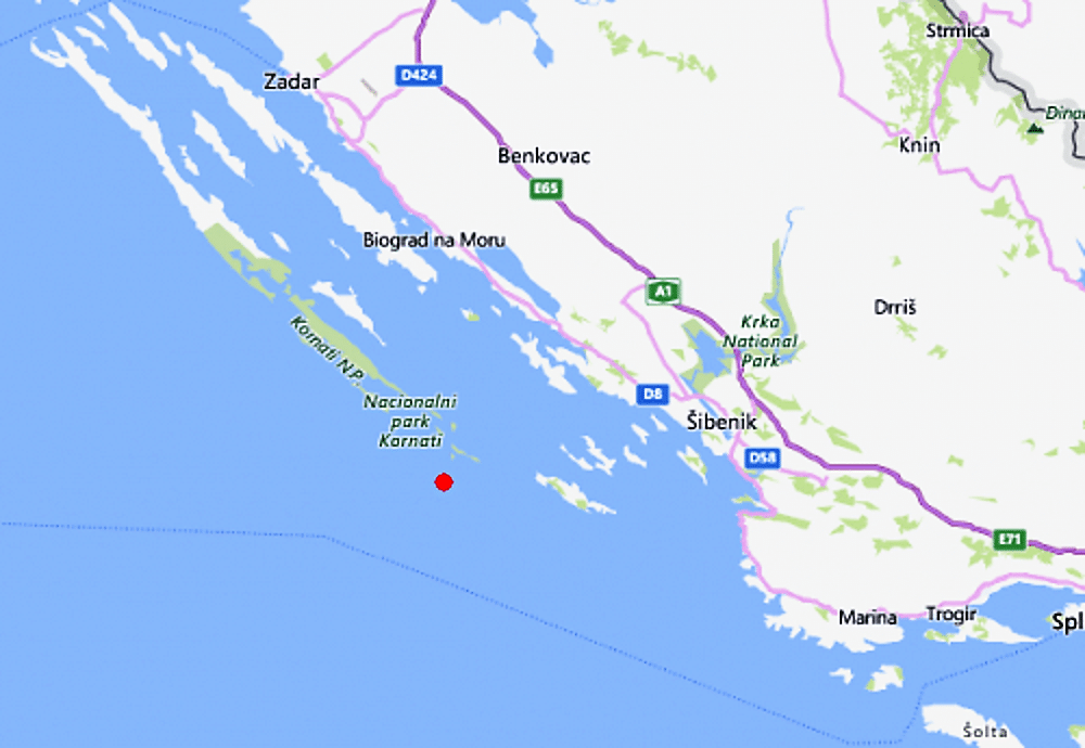 Featured image for “Potres od 3,7 stupupnjeva s epicentrom 21 km od Murtera”