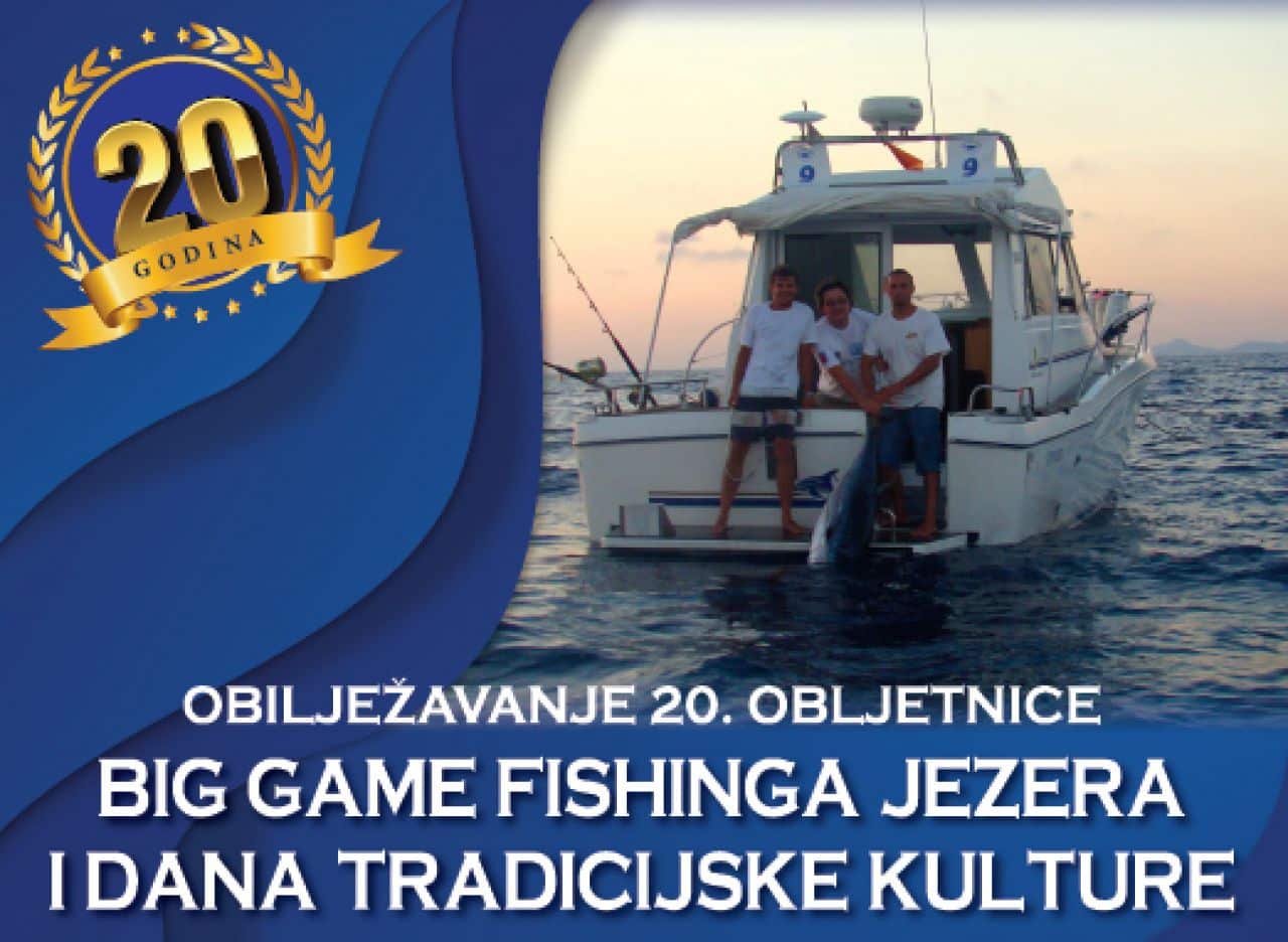 Featured image for “JEZERA Počinje jubilarni 20.  Big Game Fishing”