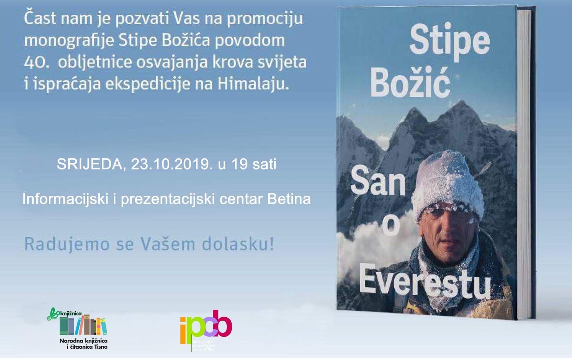 Featured image for “BETINA “San o Everestu” Stipe Božića”