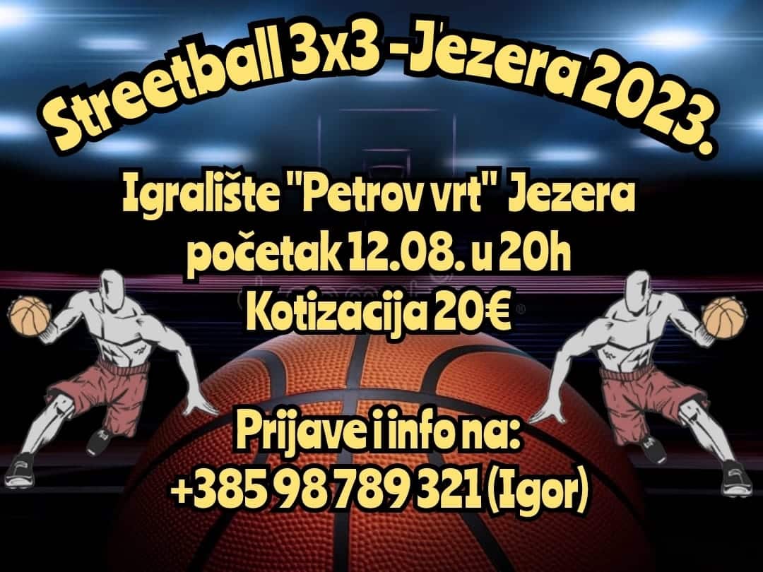 Featured image for “NAJAVA Streetball 3×3 Jezera 2023.”