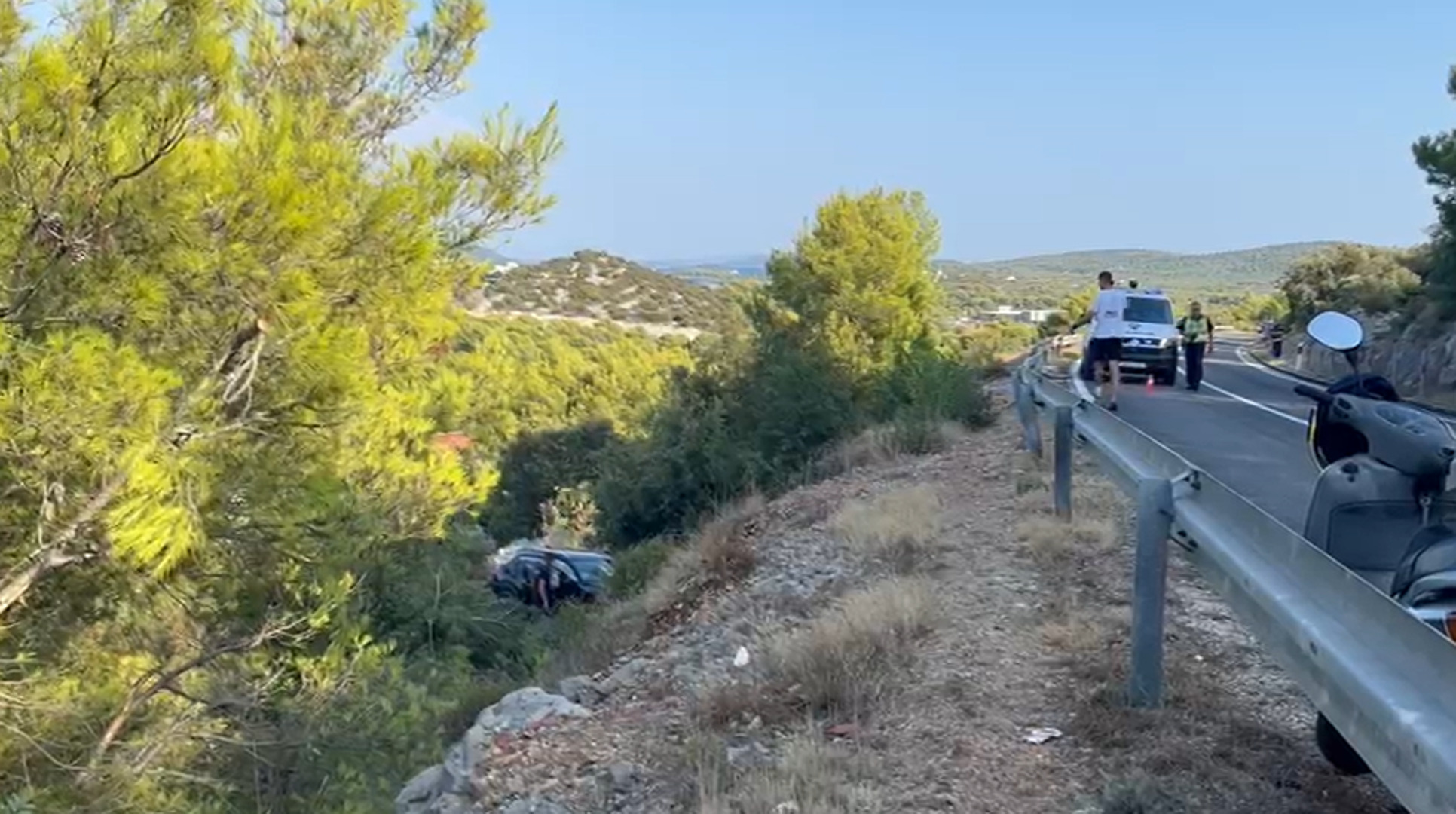 Featured image for “VIDEO Lančani sudar i slijetanje u provaliju”